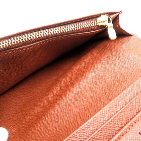 LOUIS VUITTON Brown Monogram Wallet - Picture 8 of 10